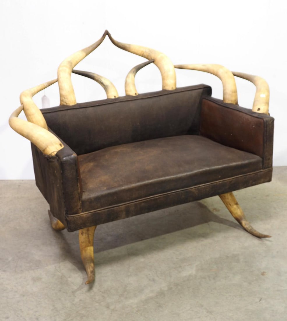 4-legged horn chair (1 of 4)