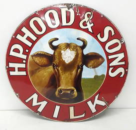 H.P. Hood & Sons Milk sign, WOW!