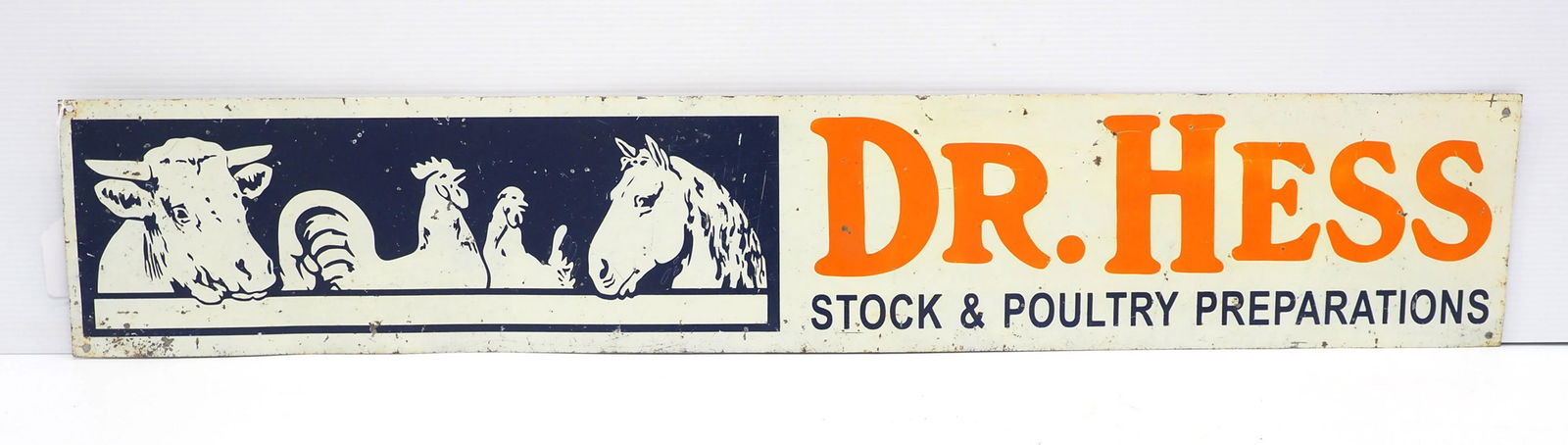 Dr. Hess Stock and Poultry Preparations sign (1 of 2)