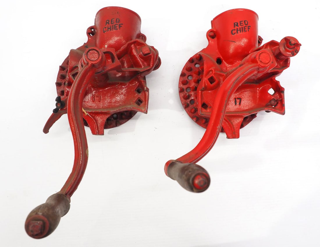 (2) Red Chief box-type corn shellers: (2) Red Chief box-type corn shellers