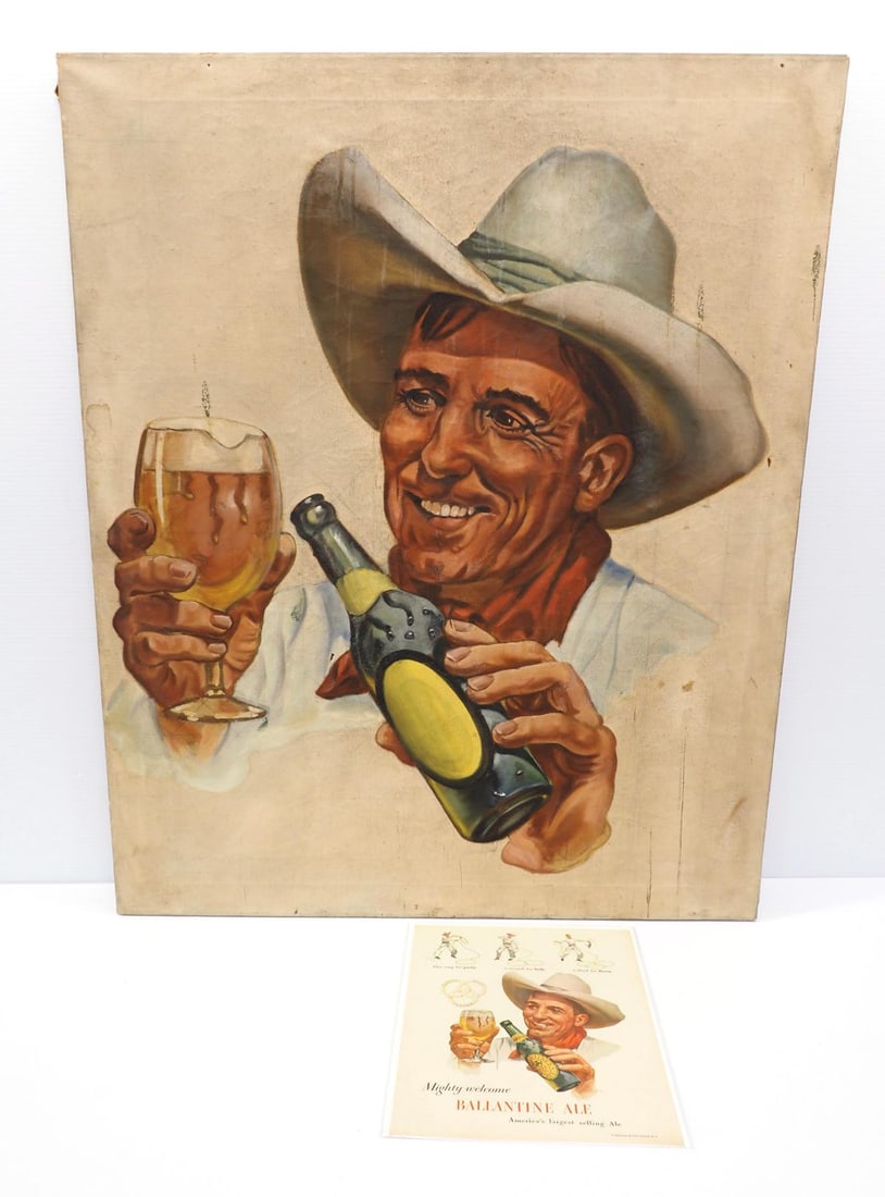 Ballentine Ale painting (1 of 3)