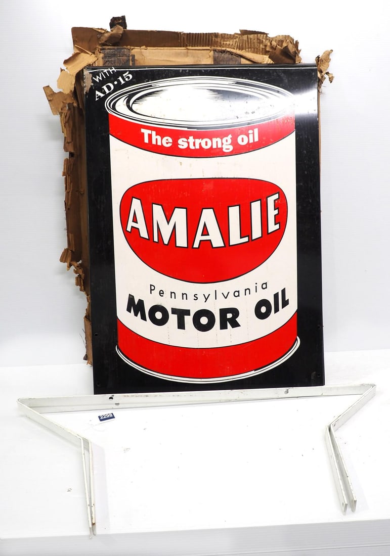 Amalie Pennsylvania Motor Oil street sign (1 of 2)