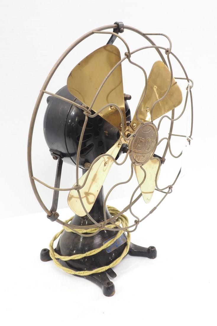 ECK Hurricane brass blade electric fan (1 of 4)