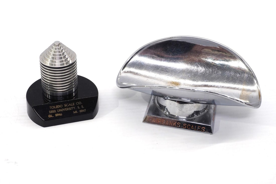 Postal scale and (2) paper weights (1 of 6)