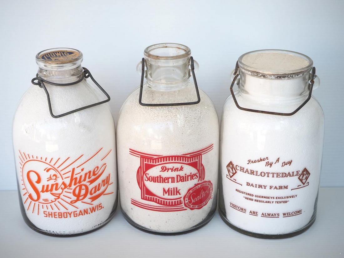 (3) 1 gallon milk bottles (1 of 2)