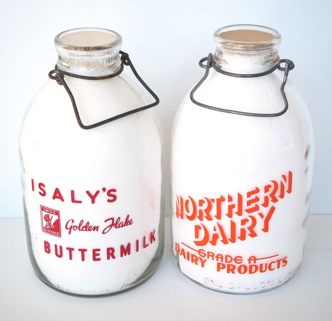 (2) 1 gallon milk bottles (1 of 2)
