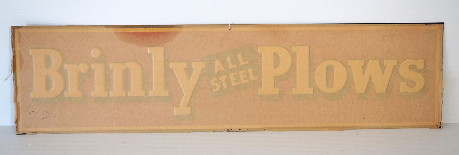 Brinley All Steel Plows sign (1 of 3)