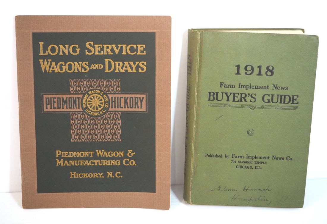 Piedmont Hickory / 1918 Farm Implement hard cover (1 of 4)