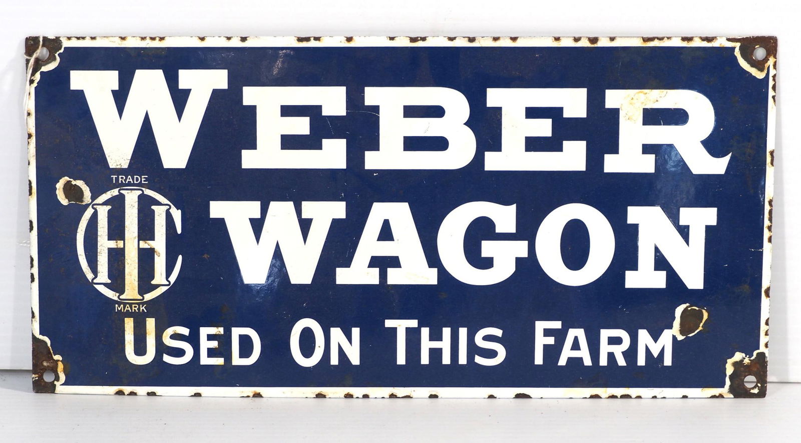Weber Wagons Used On This Farm sign (1 of 2)