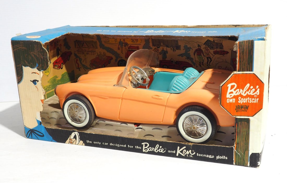 1960's Irwin Barbie & Ken plastic car (1 of 3)