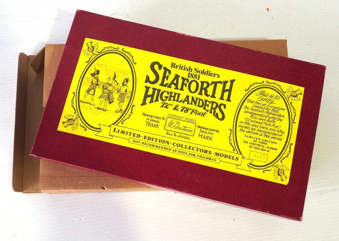 Britains Seaforth Highlanders Soldier Set (1 of 2)