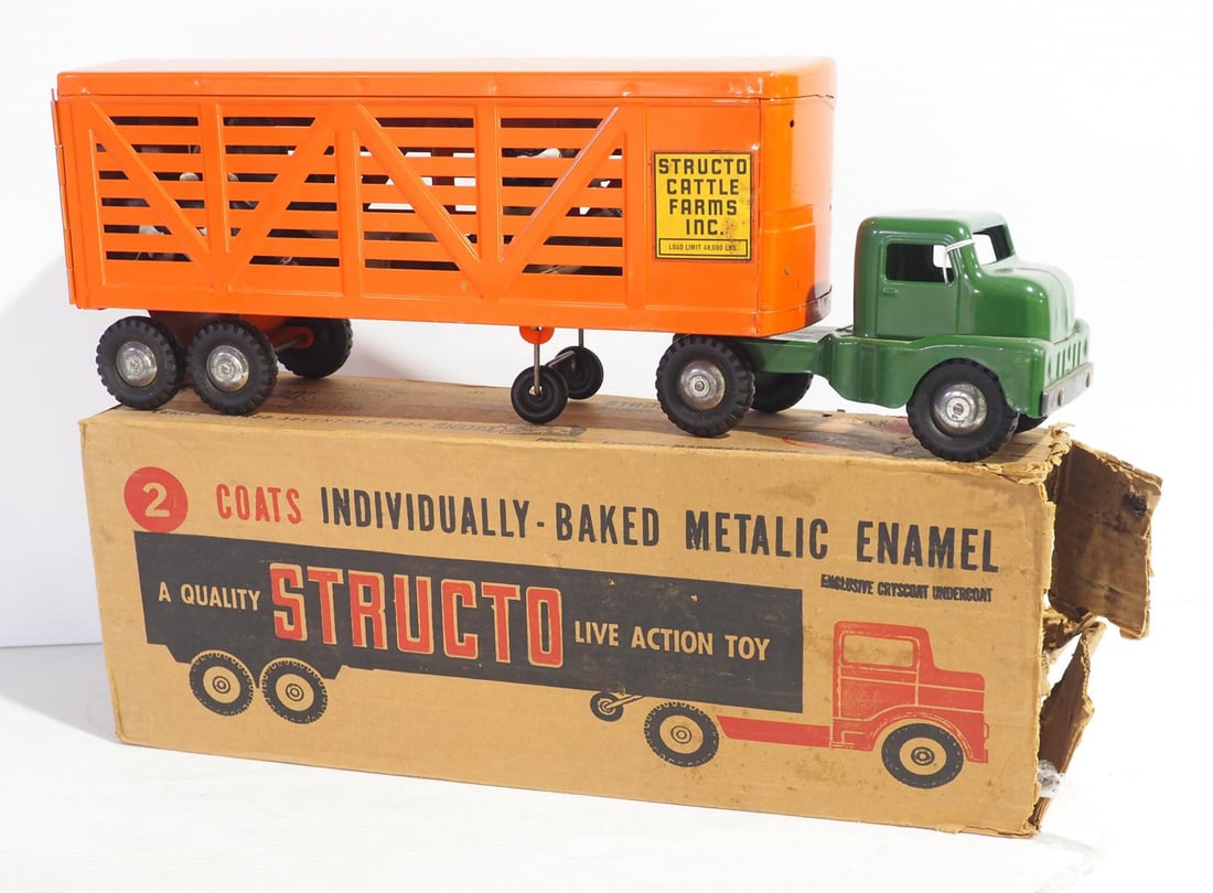 Structo Cattle Semi with added animals (1 of 5)