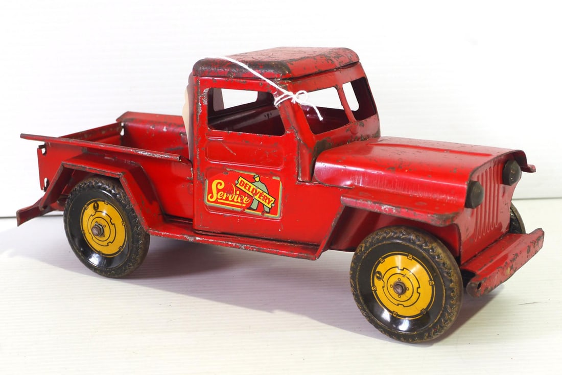 Marx Willys Jeep Delivery Service truck (1 of 3)