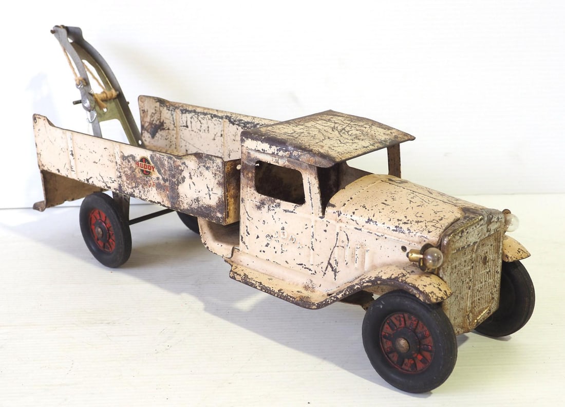 Buddy L wrecking truck: Buddy L wrecking truck - Fair, original