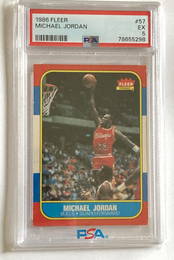 !! UPDATE 05/17 !! 1986-87 Fleer Michael Jordan Rookie Card #57