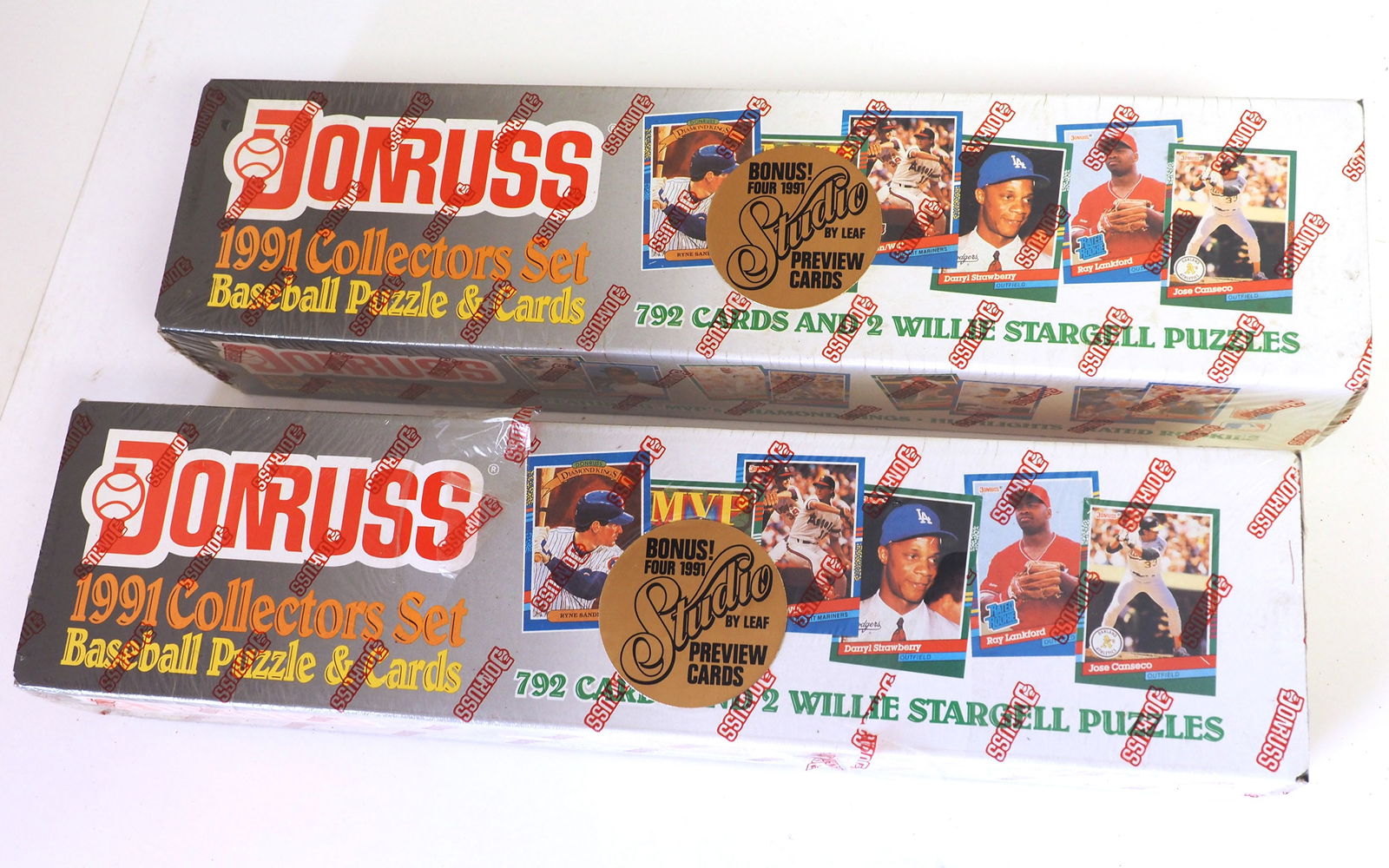(2) 1991 Donruss Baseball Cards Collectors Set (1 of 1)
