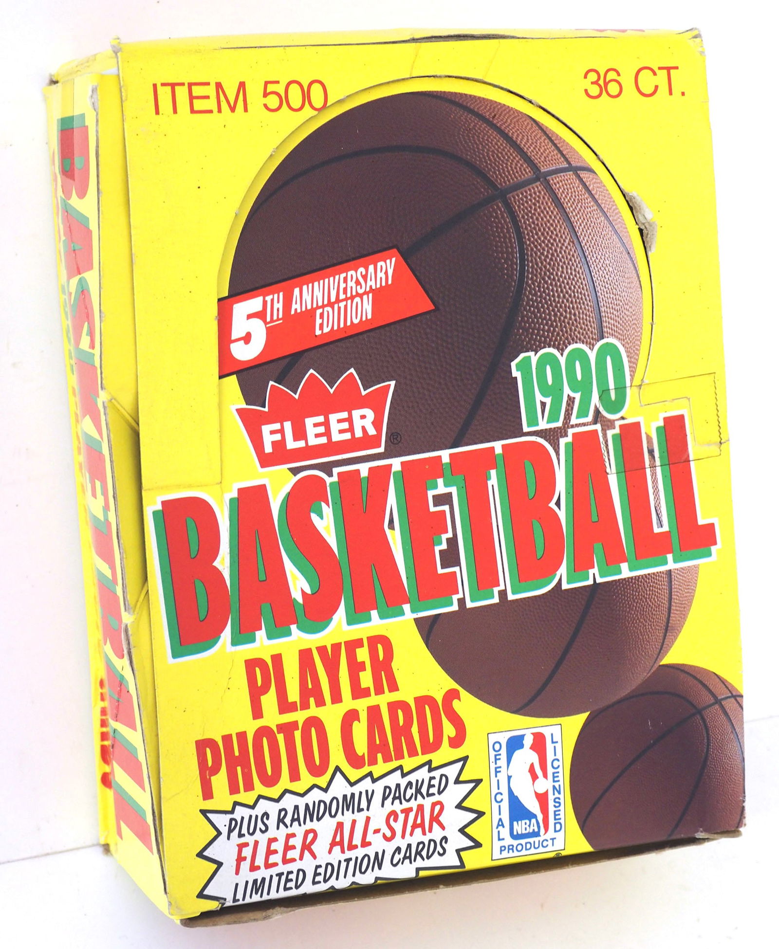 1990-91 Fleer Basketball Sales Box (1 of 1)