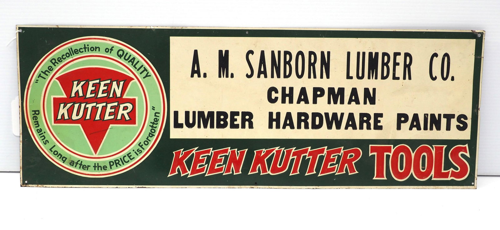 Keen Kutter Tool sign (1 of 2)