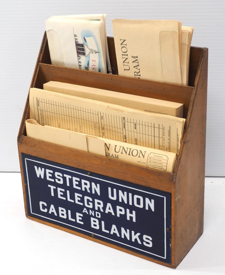 Western Union brochure/order form rack (1 of 2)