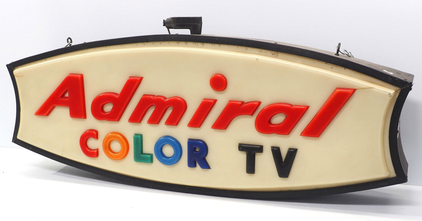 Admiral Color TV lighted sign (1 of 4)