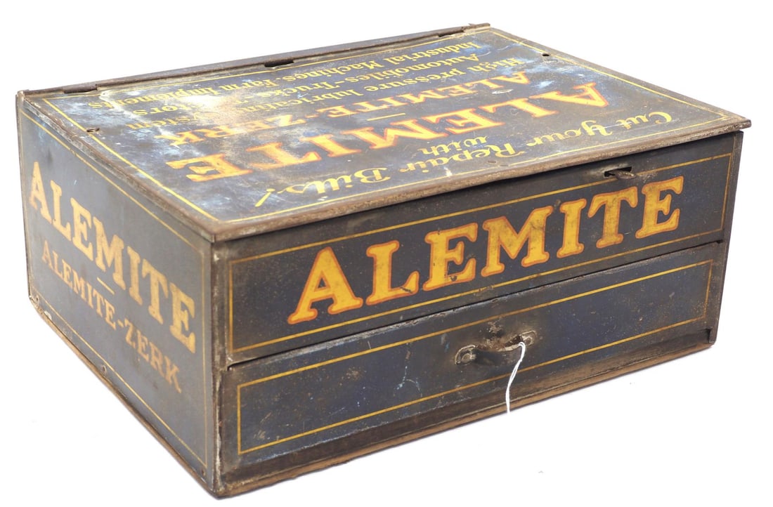 Alemite-Zerk lubrication system cabinet (1 of 3)