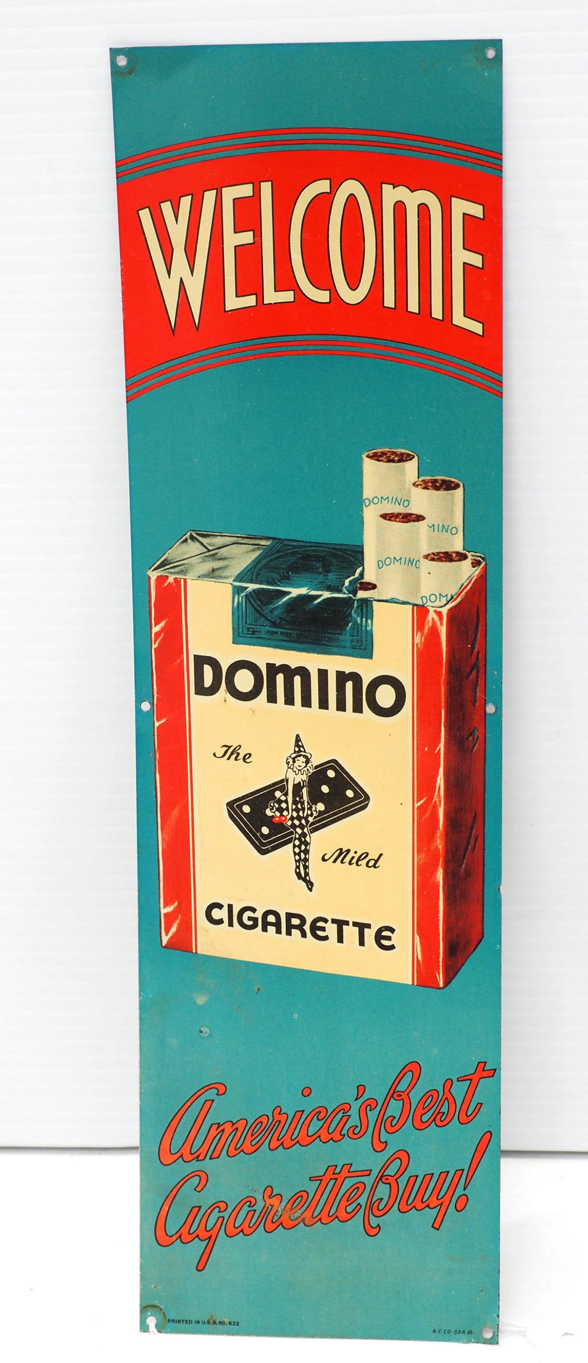 Domino Cigarette sign (1 of 2)