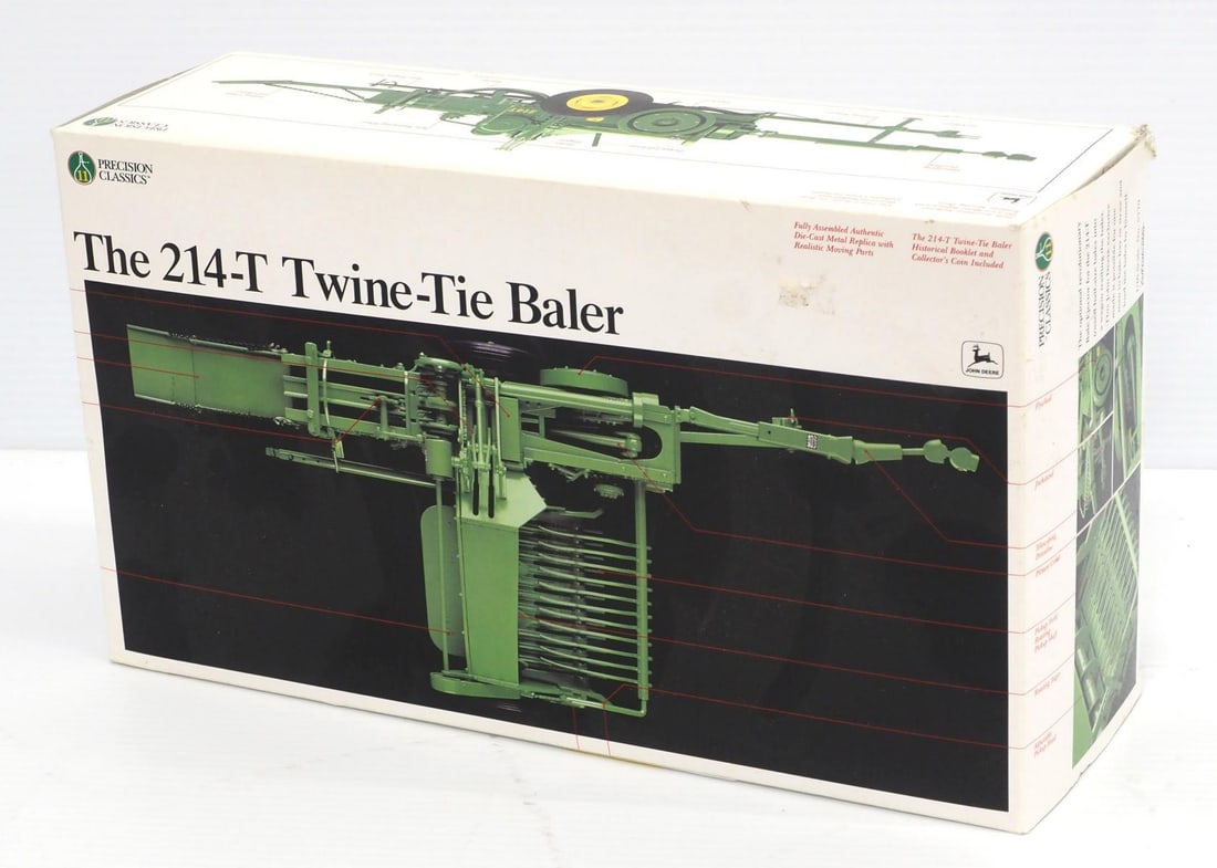 Ertl Precision #11 John Deere 214T Twine Tie Baler (1 of 2)