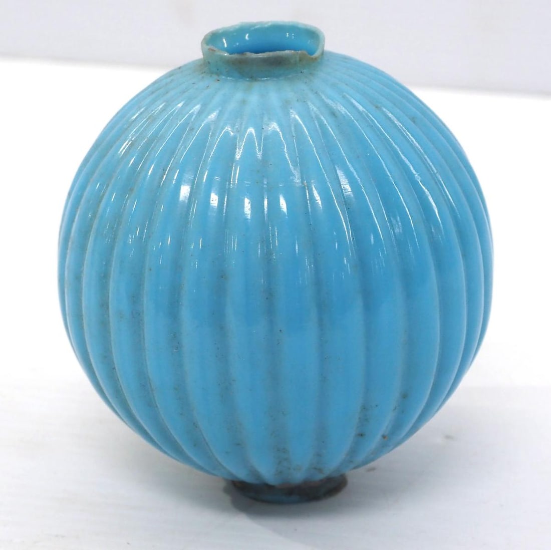 Baby blue Barnett lightning rod ball (1 of 4)