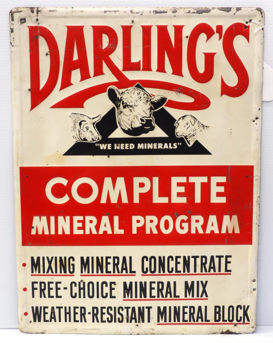 Darlings Mineral Program sign (1 of 3)