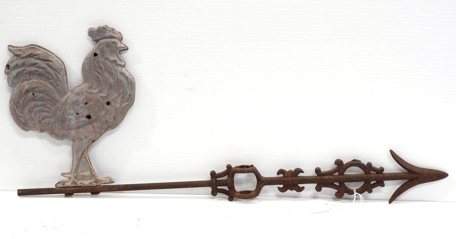 Tin small rooster weathervane arrow (1 of 4)