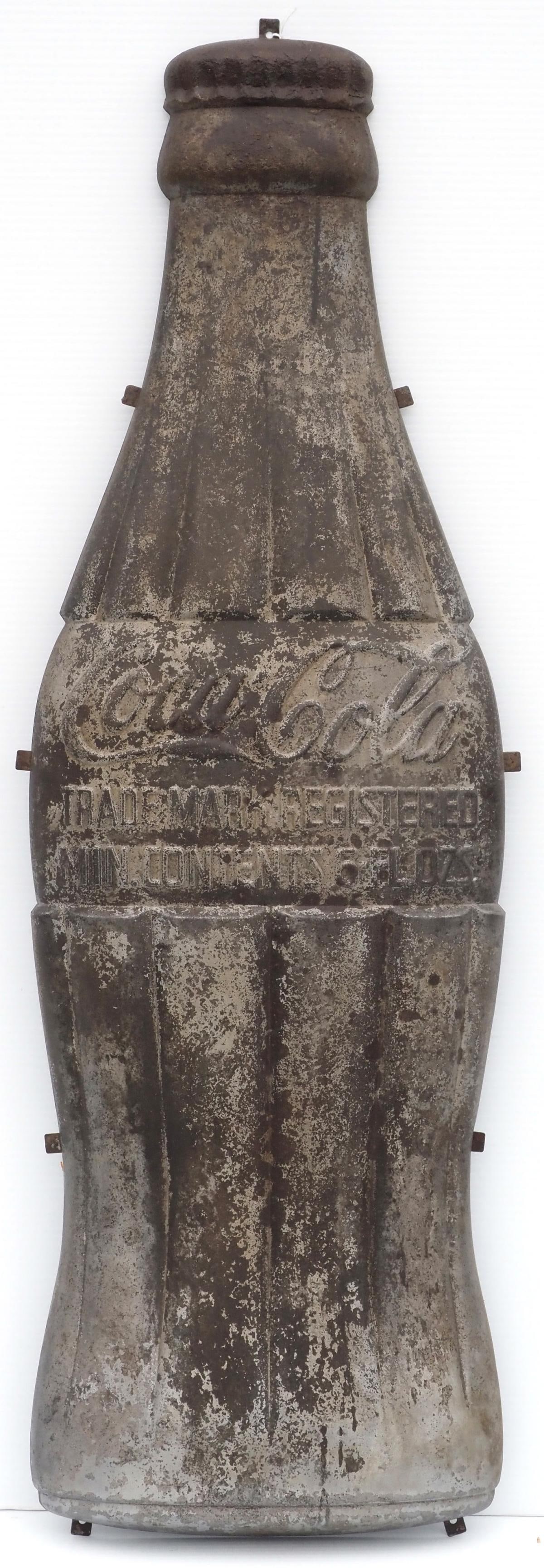 Coca Cola bottle-shaped sign (1 of 3)