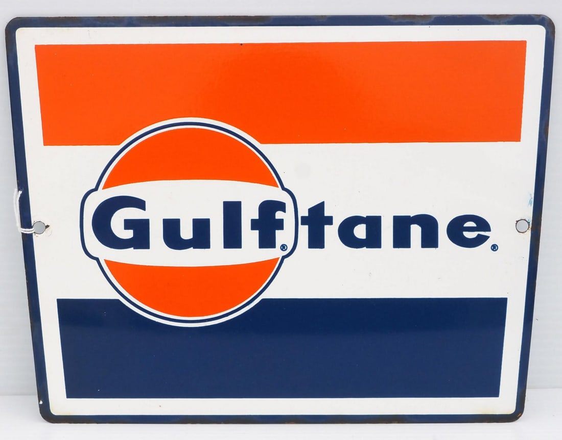 Gulftane pump plate: 11.5"x8.5" SSP Gulftane pump plate - Very Good