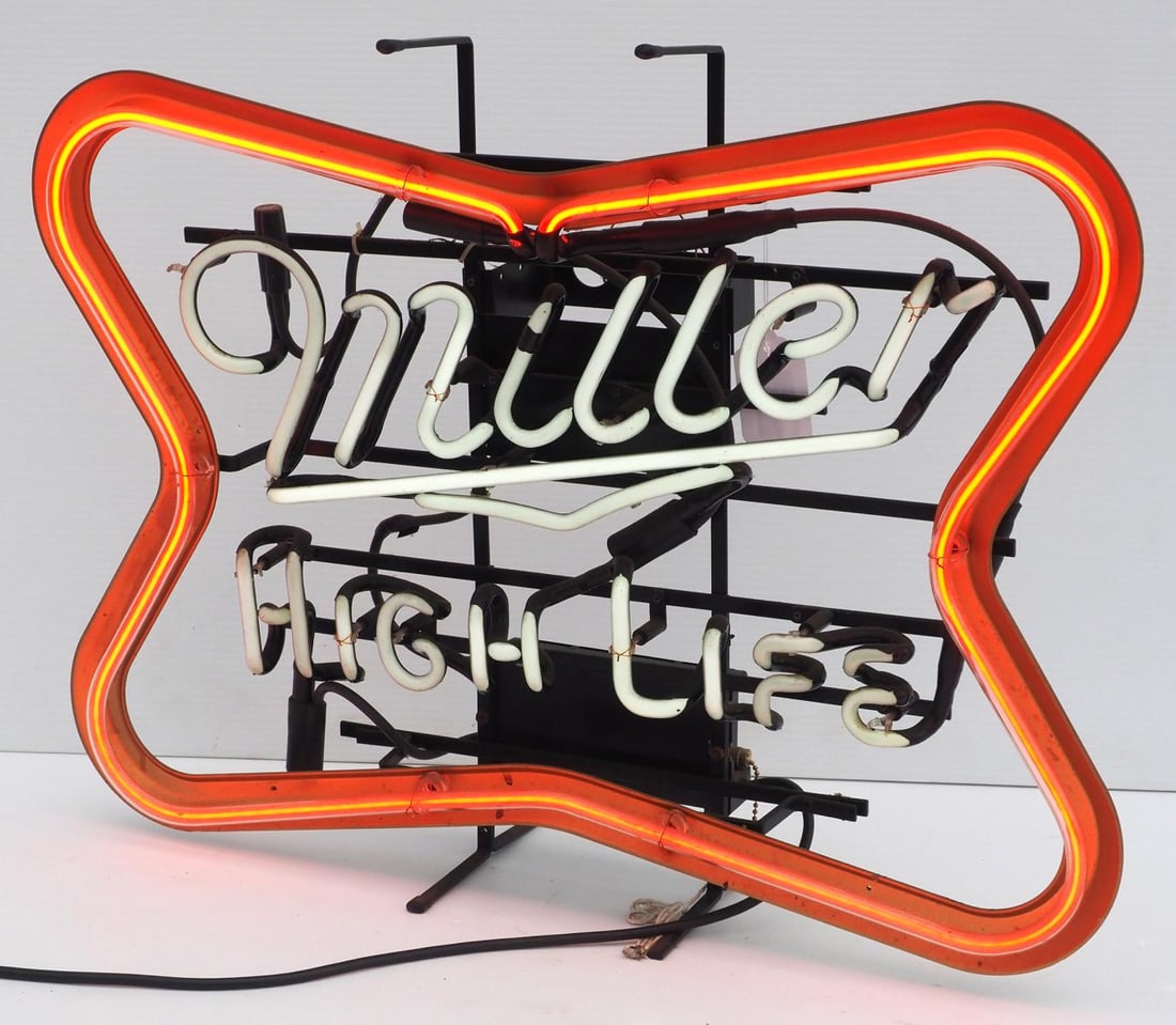 Miller High Life Motion Bowling Neon Beer Sign