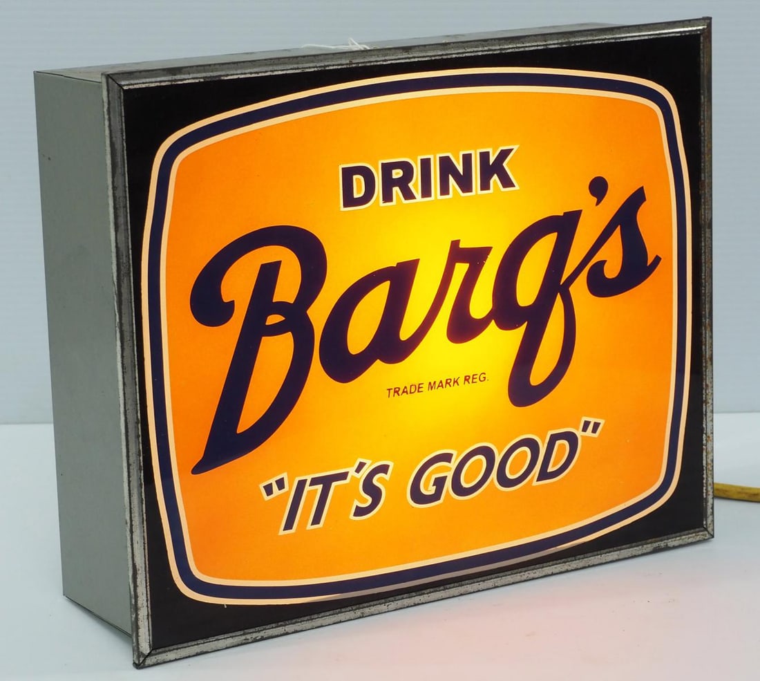 Drink Barq's "It's Good" lighted root beer sign (1 of 5)
