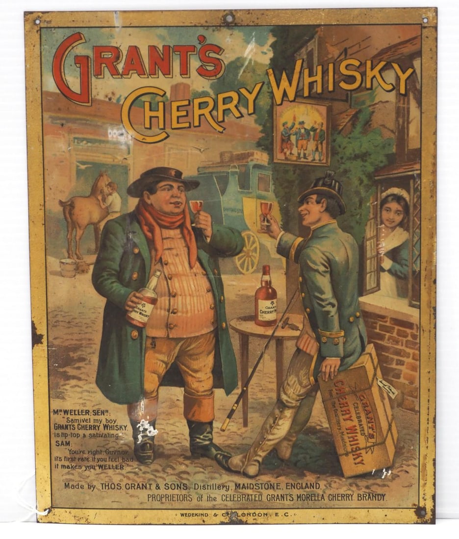Grant's Cherry Whisky sign (1 of 3)
