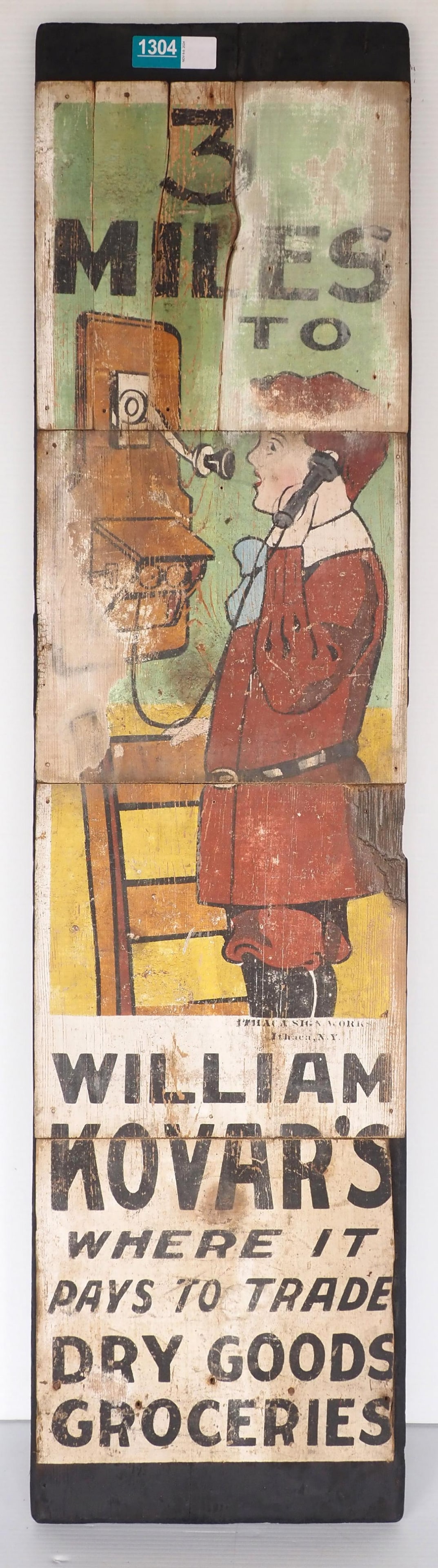 William Kovar's Dry Goods sign (1 of 6)