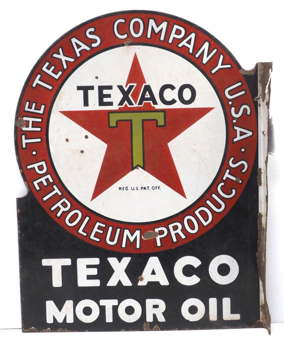 Texaco Motor Oil sign (1 of 4)