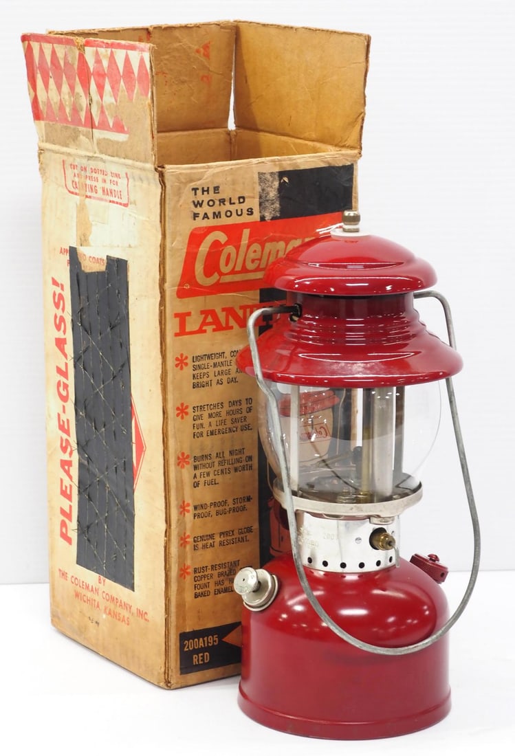 Coleman Model 200A red lantern (1 of 3)
