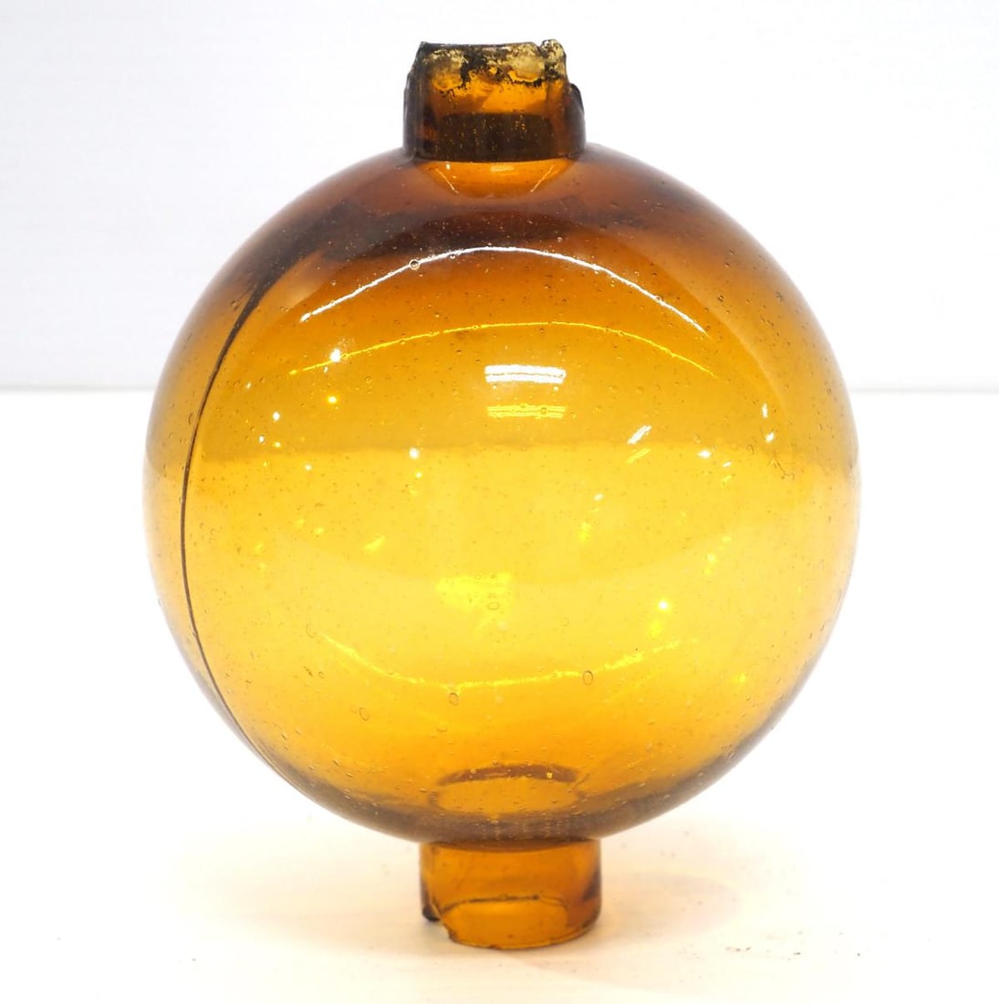 SLR ghost amber narrow collar lightning rod ball (1 of 3)