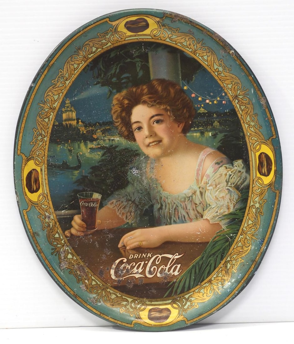 Coca Cola metal serving tray (1 of 3)