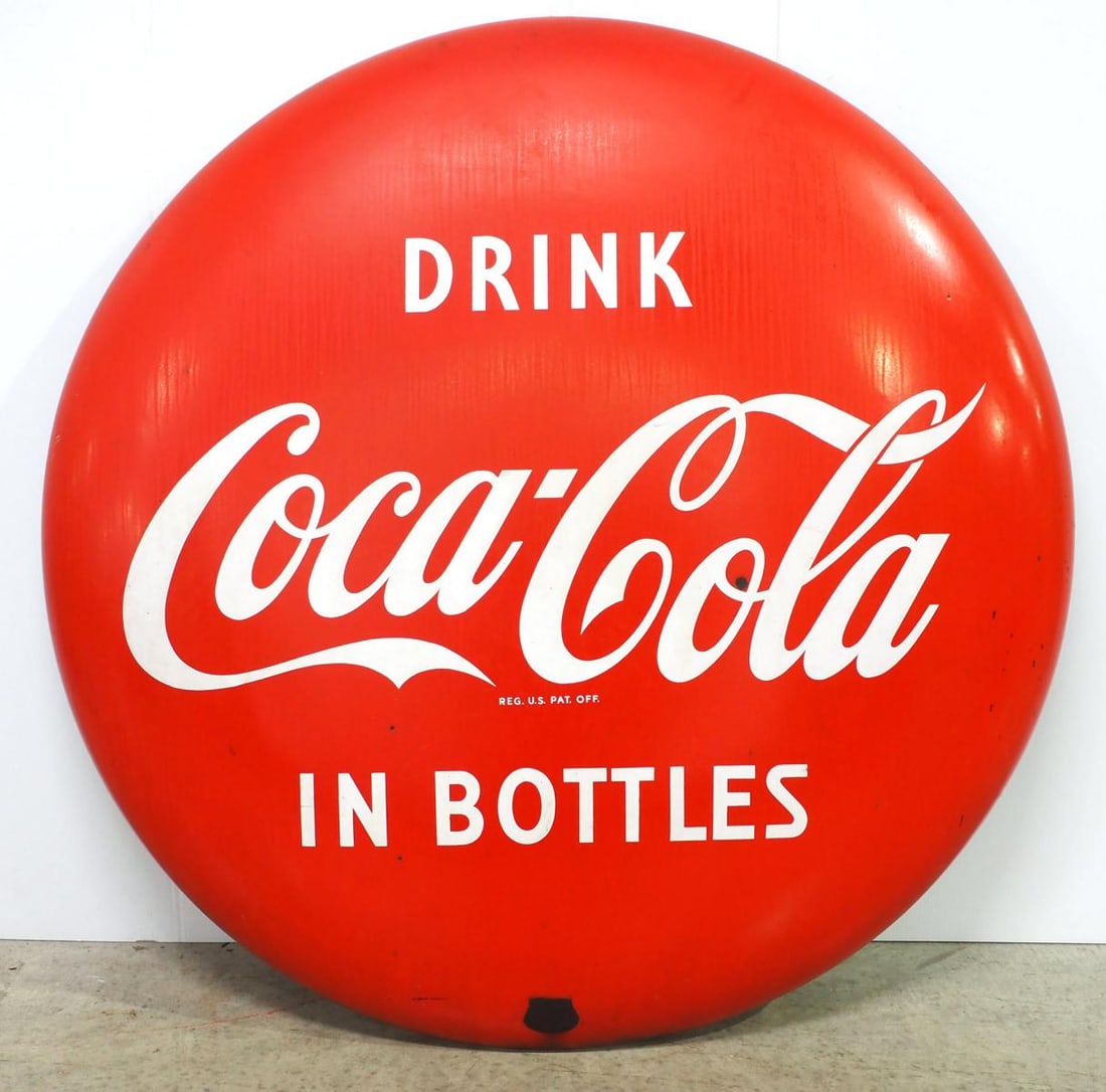 Coca Cola button sign (1 of 5)