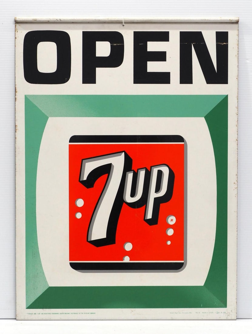 7-Up OPEN sign (1 of 4)