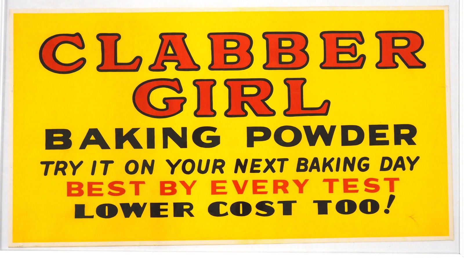 Clabber Girl Baking Powder advertisement (1 of 2)