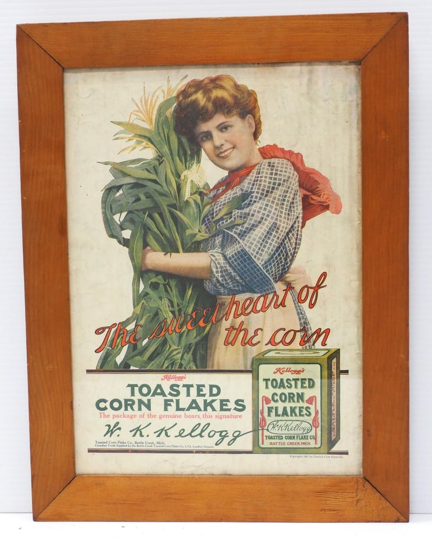 1907 Kellogg's Toasted Corn Flakes advertisement (1 of 3)