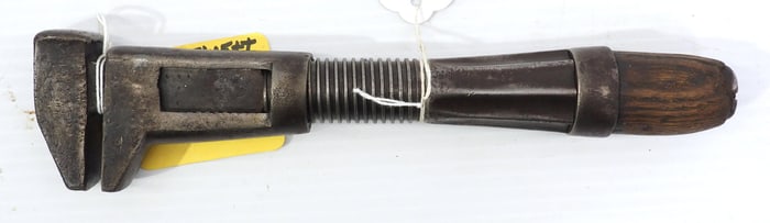 Hewett screw-adjust monkey wrench