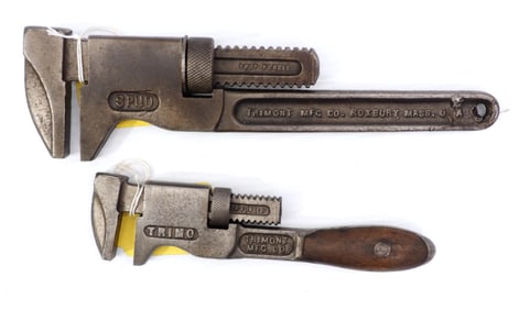 (2) Trimo screw-adjust monkey wrenches