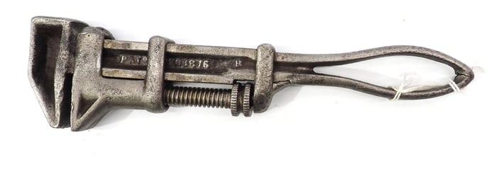 O.B. North screw-adjust monkey wrench