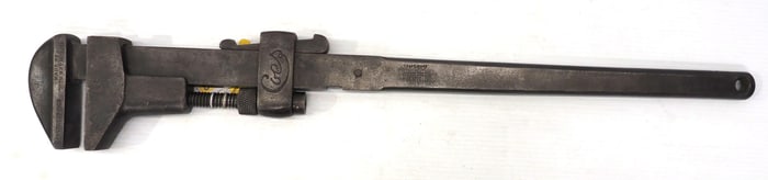 Coes Key Model screw-adjust monkey wrench