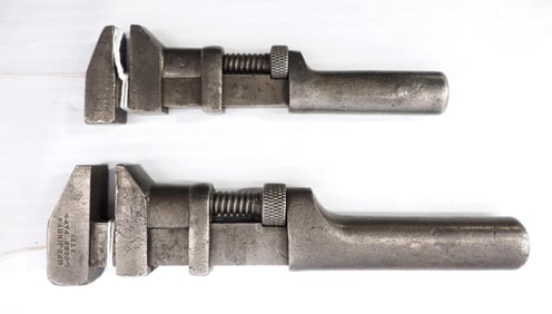 (2) Coes screw-adjust monkey wrenches