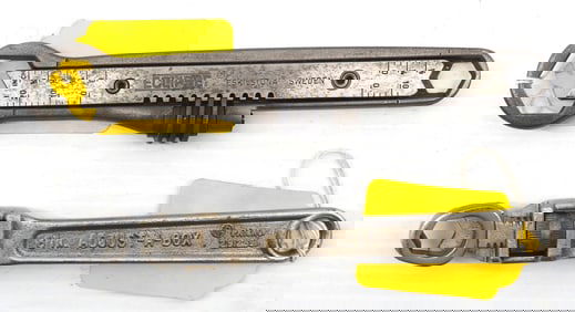 (2) 8"L  Screw-adjust box wrenches